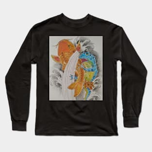 samurai frog Long Sleeve T-Shirt